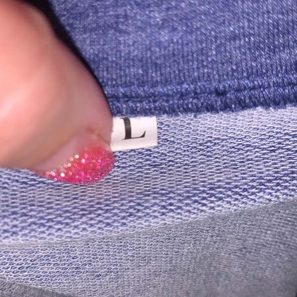 Blue dragonfly Faith pullover sweatshirt - Picture 7 of 7